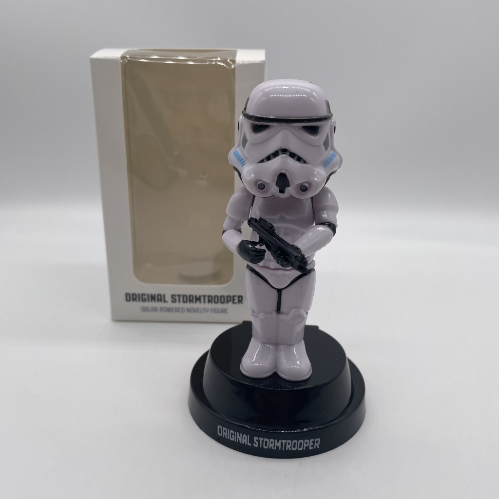 Original Stormtrooper Action Novelty Figure Solar Powered Home Office Car NEW 
